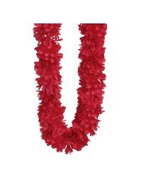 GUIRLANDE FLEURS ROUGES DIA 9CM X 220CM