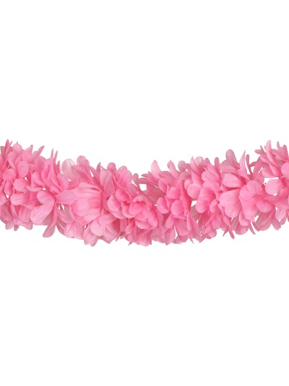 GUIRLANDE FLEURS ROSES DIA 9CM X 220CM