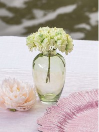 VASE VERRE HERA VERT MATCHA 7CM X 7CM X 12.5CM