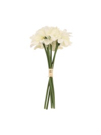 BOUQUET 6 CAMELIA BLANCHES DIA 11CM X 23CM