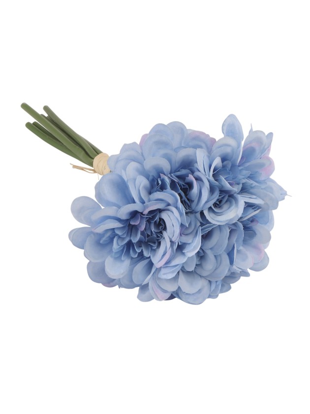 BOUQUET 6 CAMELIA BLEUES DIA 11CM X 23CM