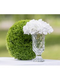 VASE VERRE VENISE TRANSPARENT 12CM X 12CM X 19CM