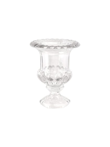 VASE VERRE FLORENCE TRANSPARENT 20CM X 20CM X 26CM