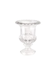 VASE VERRE FLORENCE TRANSPARENT 20CM X 20CM X 26CM