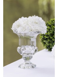 VASE VERRE FLORENCE TRANSPARENT 20CM X 20CM X 26CM