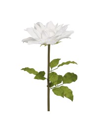 DAHLIA GEANT BLANC SUR TIGE DIA 35CM X 110CM
