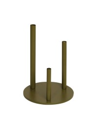 METAL FLOWER BASE FOR 3 STEMS DIA 30CM X 40CM