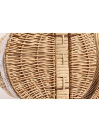 PANIER PIQUE NIQUE EN OSIER 35CM X 25CM X 32CM