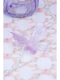 IRIDESCENT PARMA BUTTERFLIES GARLAND 150CM
