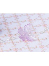 IRIDESCENT PARMA BUTTERFLIES GARLAND 150CM