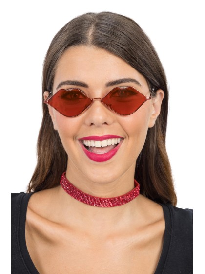 LUNETTES BOUCHE ROUGE 14.5CM X 14CM X 4CM