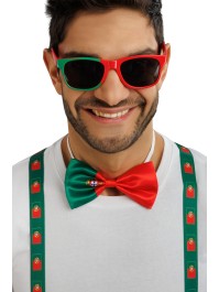 KIT SUPPORTER 3 PCS PORTUGAL BRETELLES: 2.5CM X 0.5CM X 100CM
NOEUD PAPILLON: 13CM X 1.5CM X 7CM
LUNETTES: 14.5CM X 4.5CM