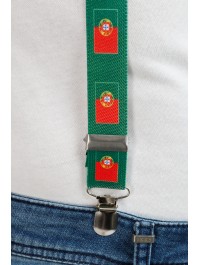 KIT SUPPORTER 3 PCS PORTUGAL BRETELLES: 2.5CM X 0.5CM X 100CM
NOEUD PAPILLON: 13CM X 1.5CM X 7CM
LUNETTES: 14.5CM X 4.5CM