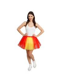 TUTU SUPPORTER ROUGE ET JAUNE TU - 39CM