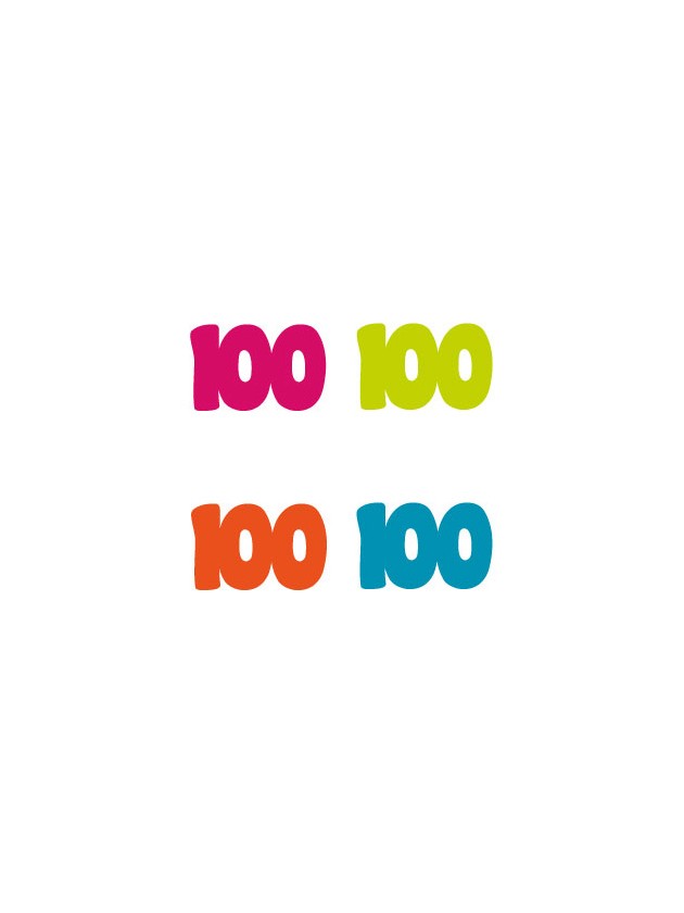 SACHET 100 CONFETTI 100ANS A DISP COL ASS 3CM