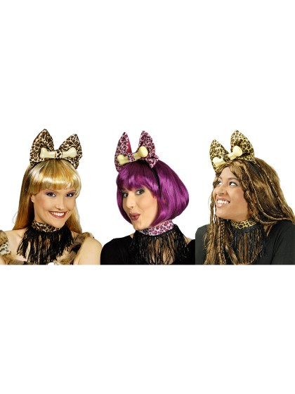 LEO BOW BONES AND NECKLACE 3 ASS 