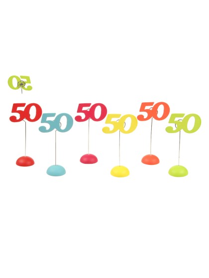 BOX 6 NAME CARD HOLDERS 50 6 ASS COLORS 