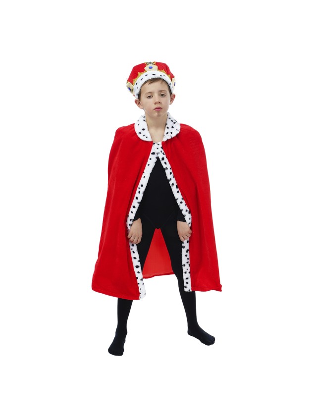 CAPE DE ROI ENFANT TU - 80CM 