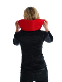 CORSAGE WITH BANDED COLLAR ROSES S