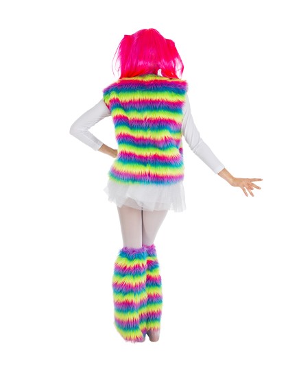 VEST PLUSH RAINBOW 