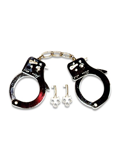 HANDCUFFS METAL KEY 170 GRAMS 