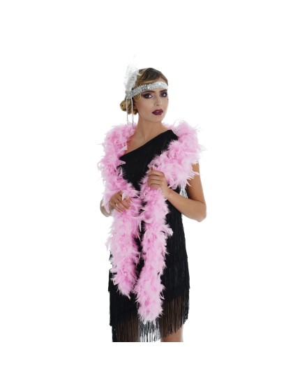 PINK FEATHER BOA 180CM