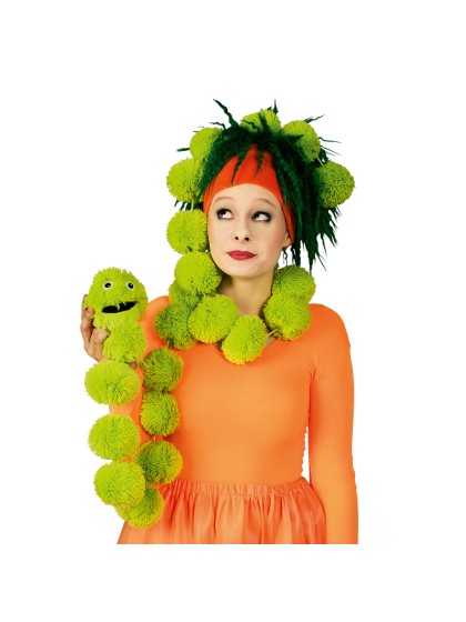 BOA PLUSH CATERPILLAR GREEN 