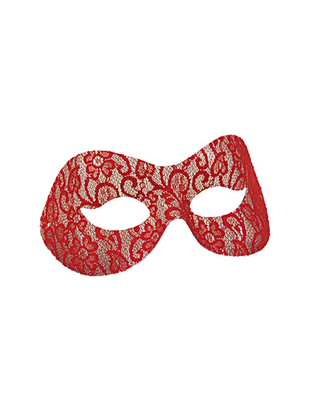 DOMINO NADJA WITH RED LACE 10 PCS 