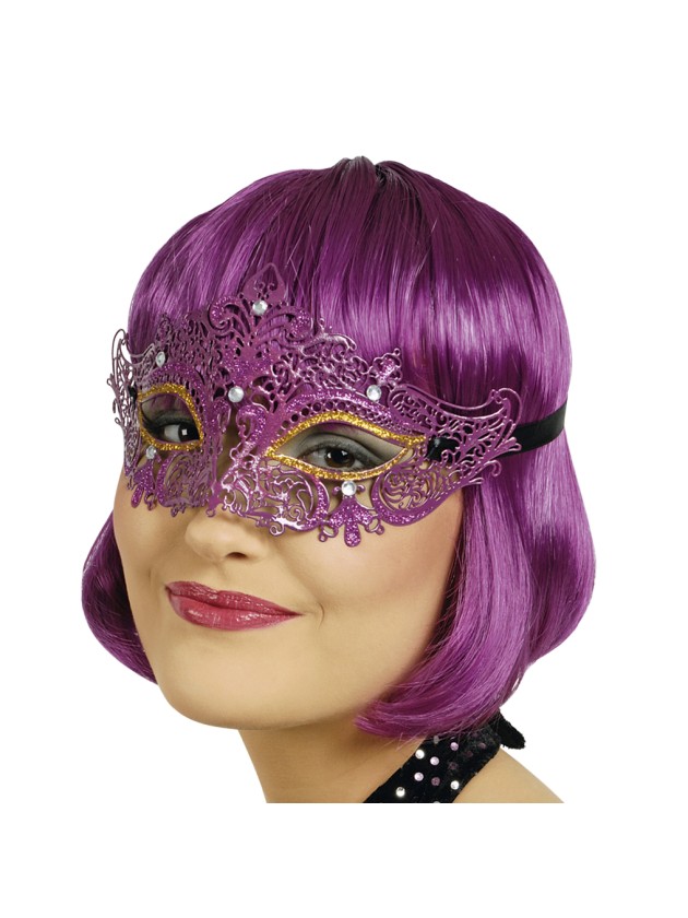 MASK SERENA PINK METAL 