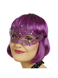 MASK SERENA PINK METAL 