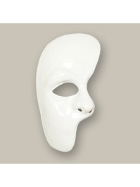 DEMI-MASQUE BLANC 