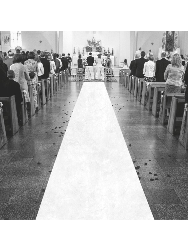 TAPIS BLANC 1M X 15M