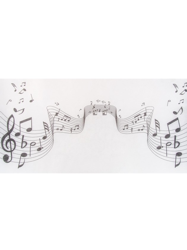 MUSIC TABLE RUNNER 30CM X 5M