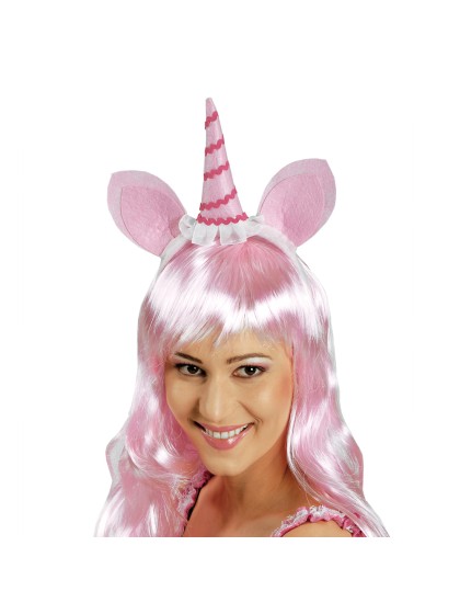 SERRE-TETE LICORNE ROSE 