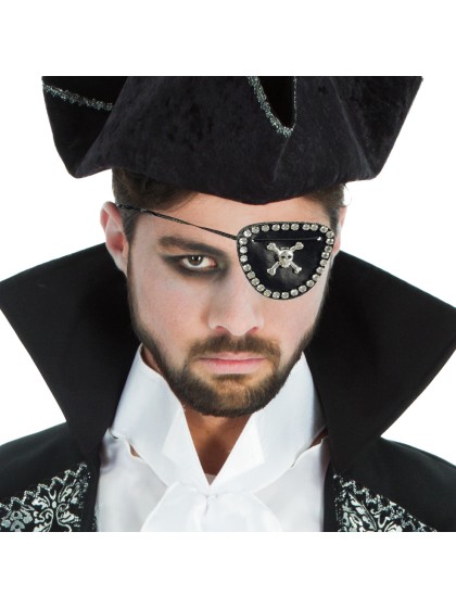 PIRATE EYEPATCH WITH RHINESTONES 