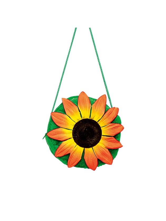 BAG PLUSH SUNFLOWER 20CM X 9CM X 20CM