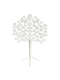 WHITE WOODEN WISHES TREE 30CM