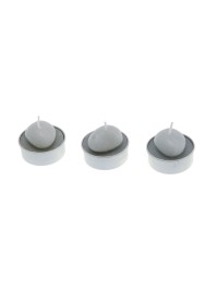 SET OF 3 PEBBLE CANDLES 3,5CMX3CM 