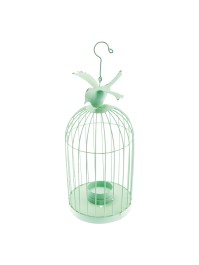 PISTACHIO METAL BIRD CAGE 32CM X 13CM