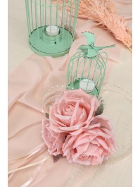 PISTACHIO METAL BIRD CAGE 32CM X 13CM