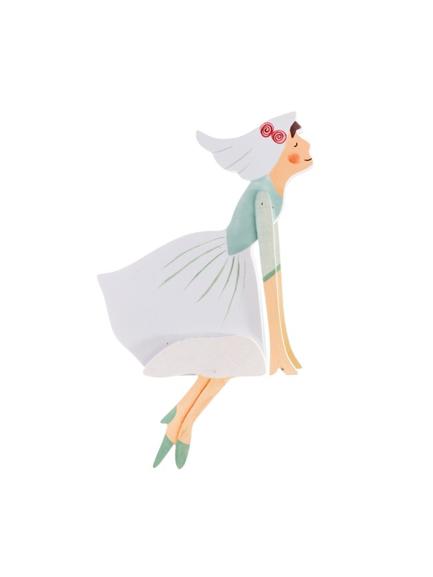 MARIEE ASSISE FRENCH KISS 20CM X 10CM X 2CM