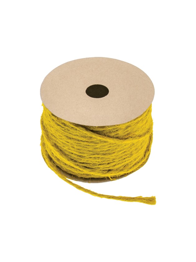 CORDE NATURELLE JAUNE DIA 1.5MM X 20M