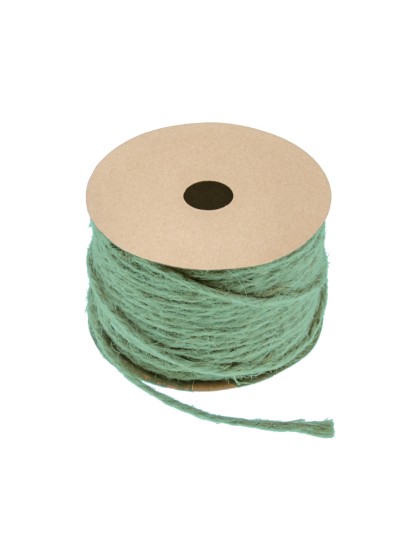 CORDE NATURELLE VERT PASTEL DIA 1.5MM X 20M