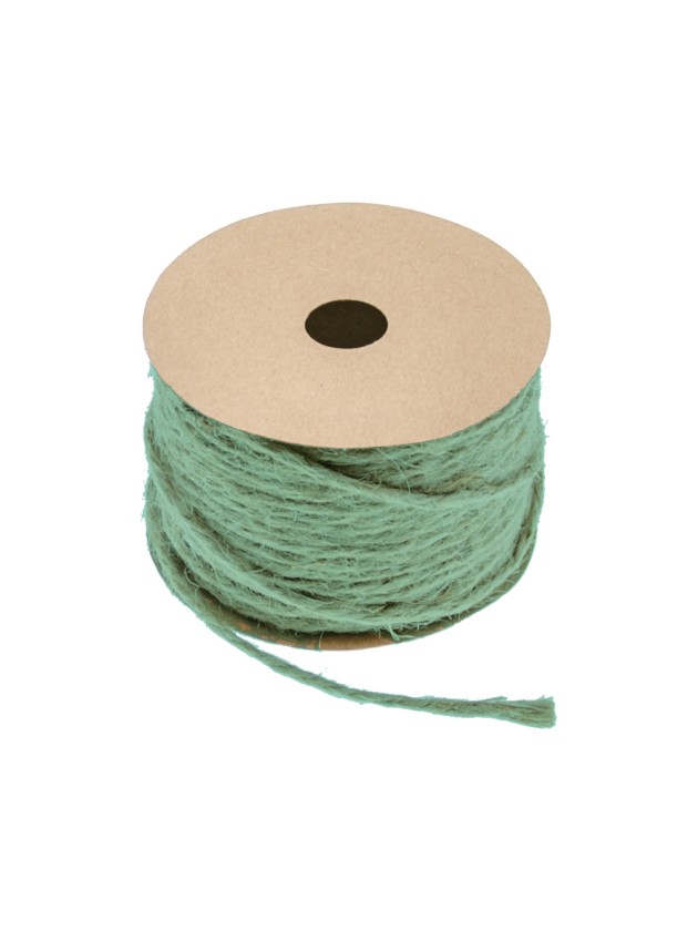 CORDE NATURELLE VERT PASTEL DIA 1.5MM X 20M