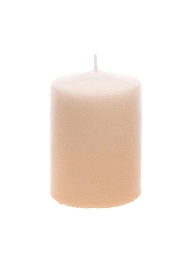 PEACH PILLAR CANDLE 6CM X 10CM