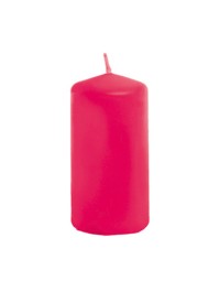 FUCHSIA PILLAR CANDLE 4CM X 6CM