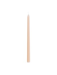 SET OF 2 PEACH TAPER CANDLES 30CM