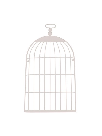 CAGE A OISEAUX METAL PLATE 30CM X 56CM X 3CM