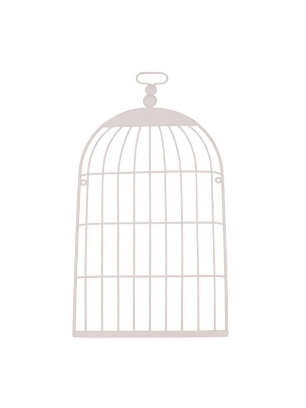 METAL HANGING DECO BIRDCAGE 30CM X 56CM X 3CM