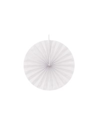 SET OF 4 WHITE FANS DIA 20CM